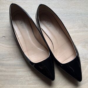 J. Crew Black Patent Leather Women's Flats